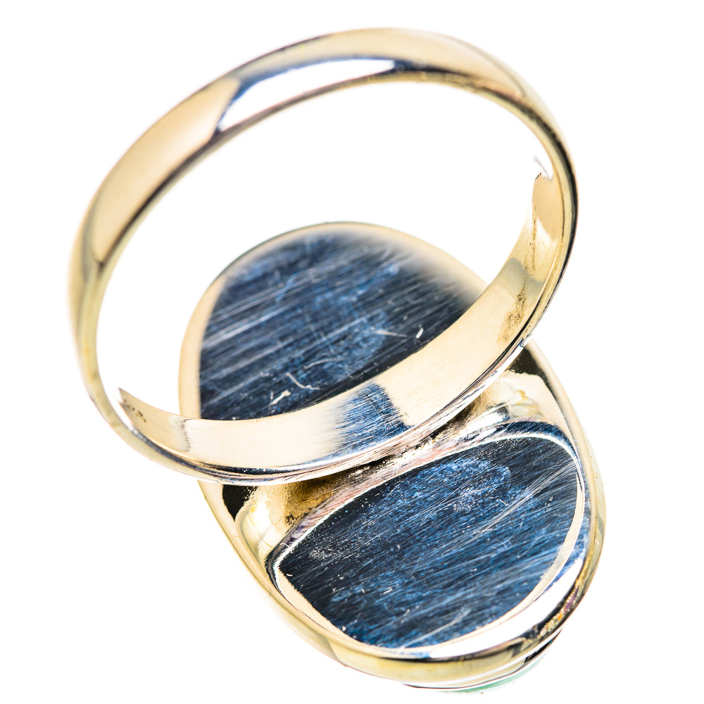 Green Moonstone Rings handcrafted by Ana Silver Co - RING129660 - Photo 3