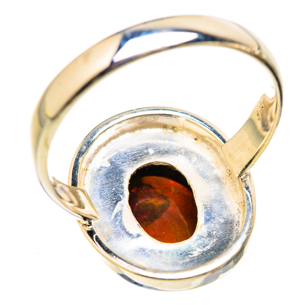 Black Opal Rings handcrafted by Ana Silver Co - RING129731 - Photo 3
