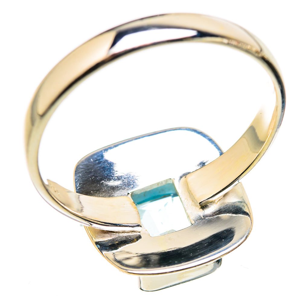 Blue Topaz Rings handcrafted by Ana Silver Co - RING129762 - Photo 3