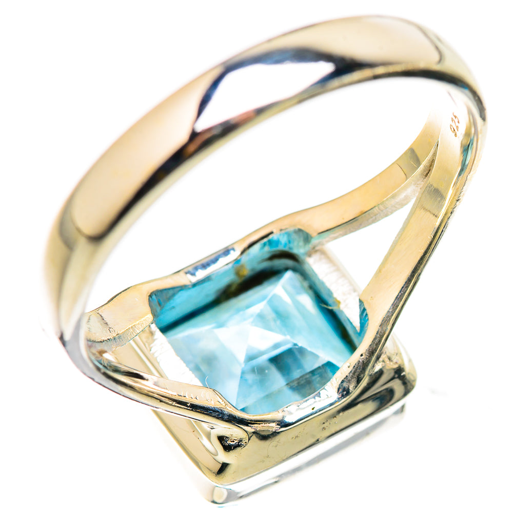 Blue Topaz Rings handcrafted by Ana Silver Co - RING129784 - Photo 3