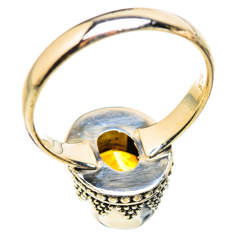 Citrine Rings handcrafted by Ana Silver Co - RING129788 - Photo 3