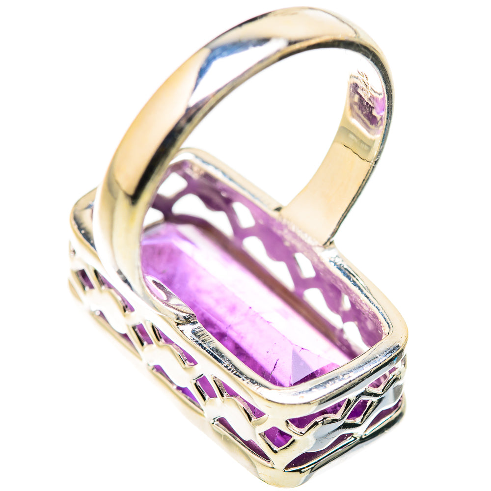 Amethyst Rings handcrafted by Ana Silver Co - RING129792 - Photo 3