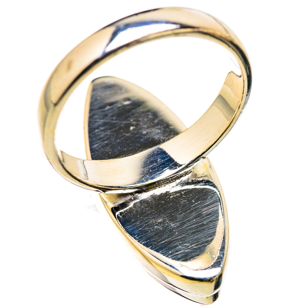 Green Moonstone Rings handcrafted by Ana Silver Co - RING129835 - Photo 3