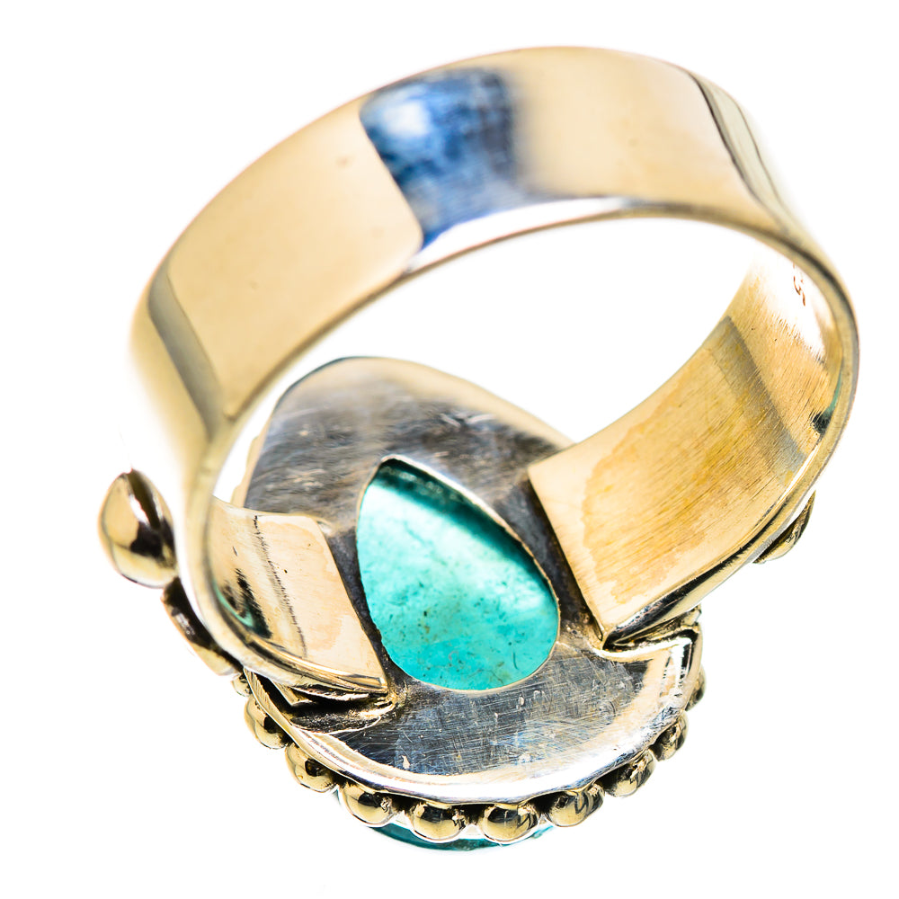 Blue Fluorite Rings handcrafted by Ana Silver Co - RING129851 - Photo 3