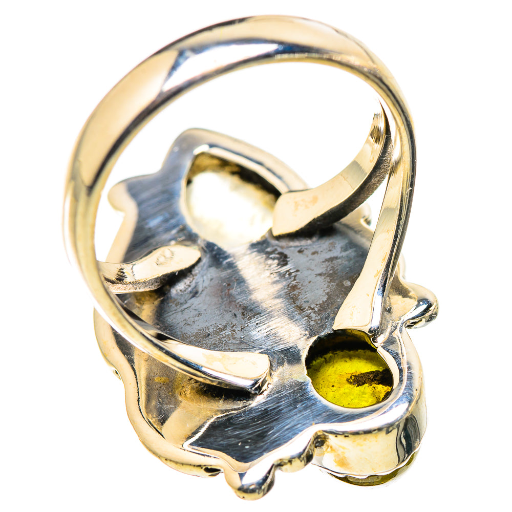 Rainbow Moonstone Rings handcrafted by Ana Silver Co - RING129925 - Photo 3