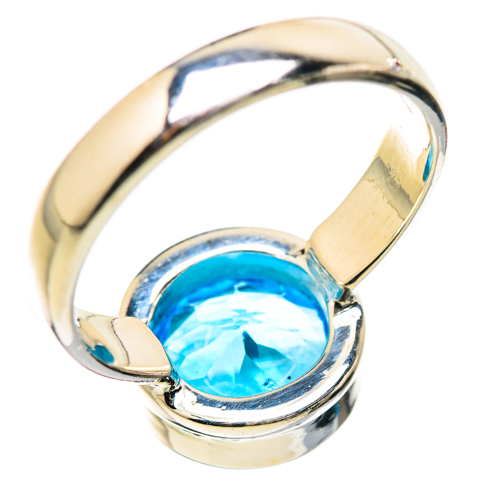 Blue Topaz Rings handcrafted by Ana Silver Co - RING129948 - Photo 3