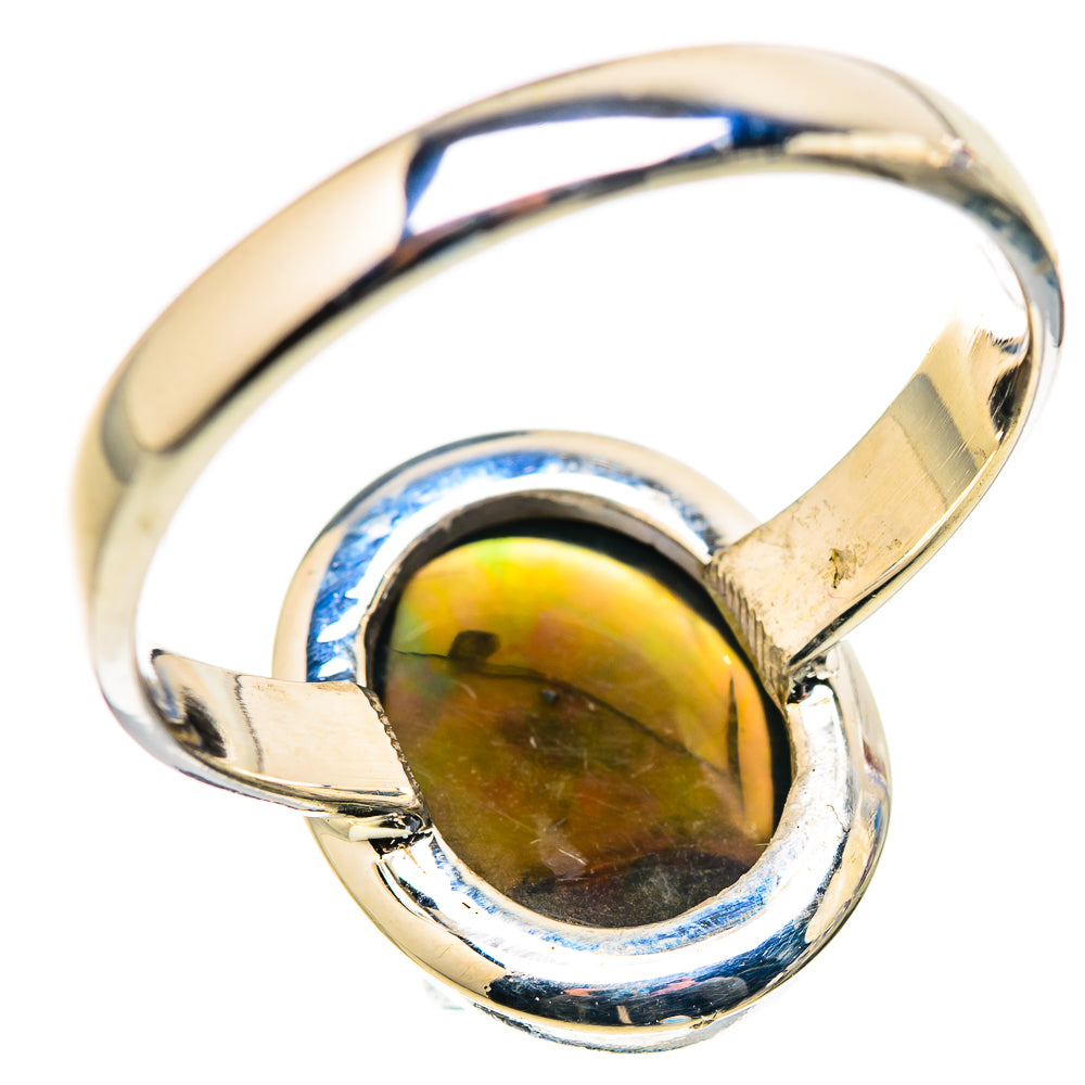 Black Opal Rings handcrafted by Ana Silver Co - RING129971 - Photo 3