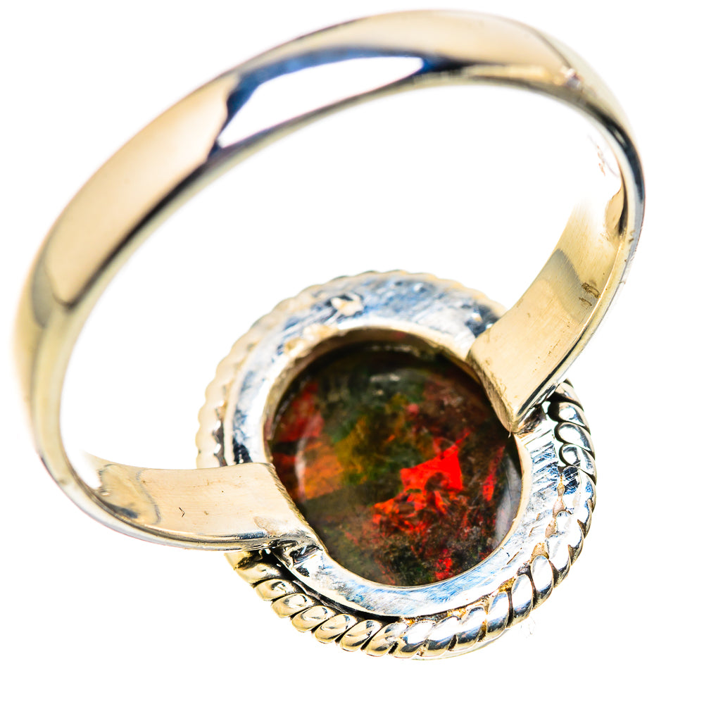 Black Opal Rings handcrafted by Ana Silver Co - RING129972 - Photo 3