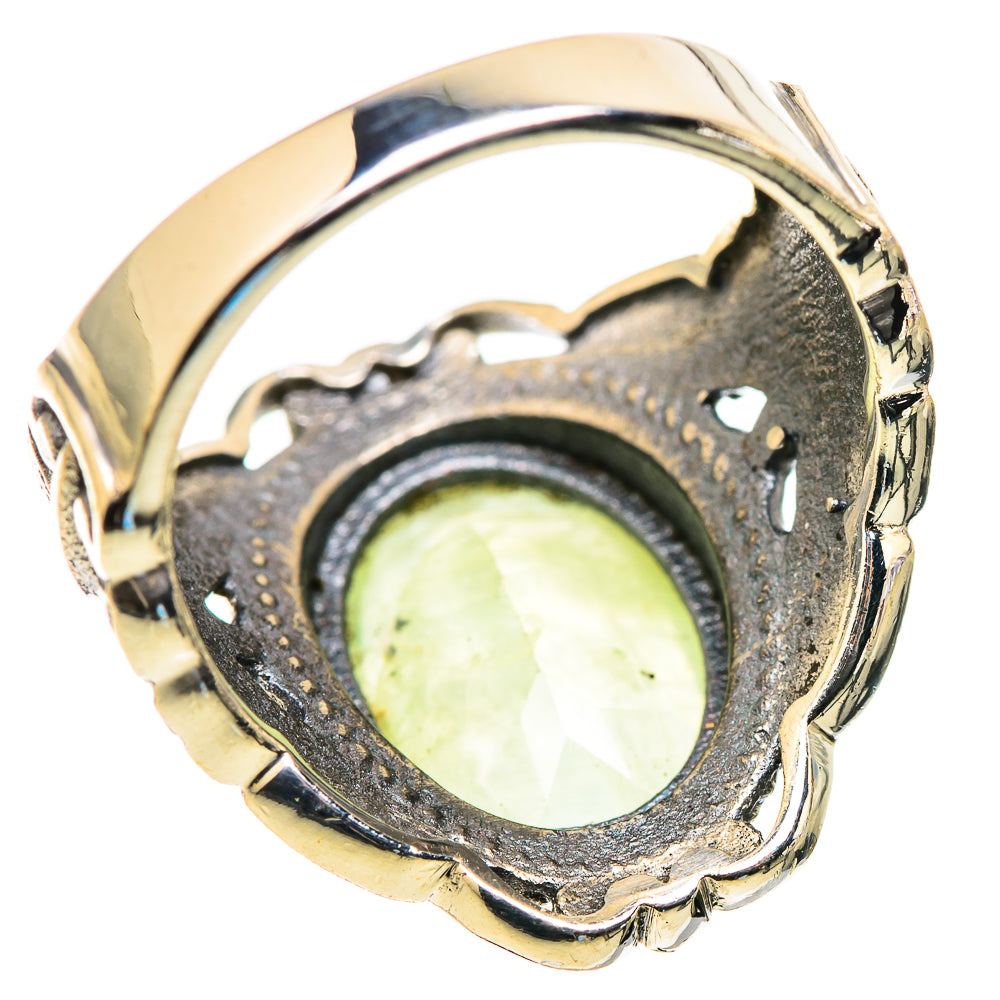 Prehnite Rings handcrafted by Ana Silver Co - RING129981 - Photo 3