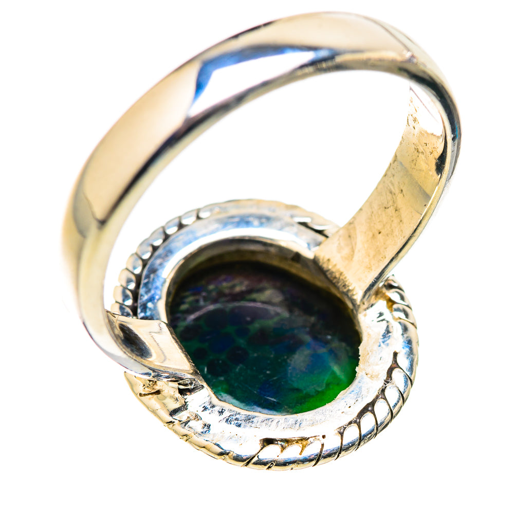 Black Opal Rings handcrafted by Ana Silver Co - RING129994 - Photo 3