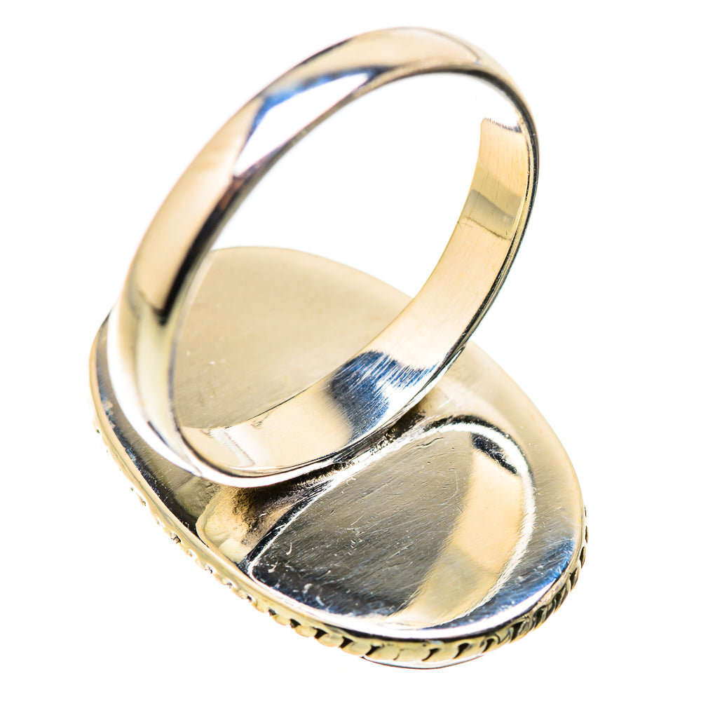 Rainbow Moonstone Rings handcrafted by Ana Silver Co - RING130098 - Photo 3
