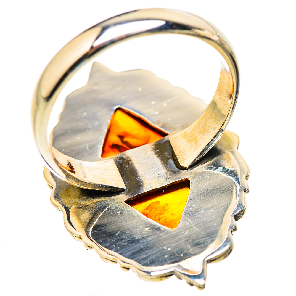 Baltic Amber Rings handcrafted by Ana Silver Co - RING130102 - Photo 3