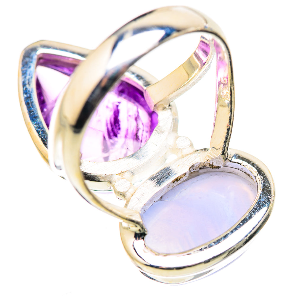 Amethyst Rings handcrafted by Ana Silver Co - RING130114 - Photo 3