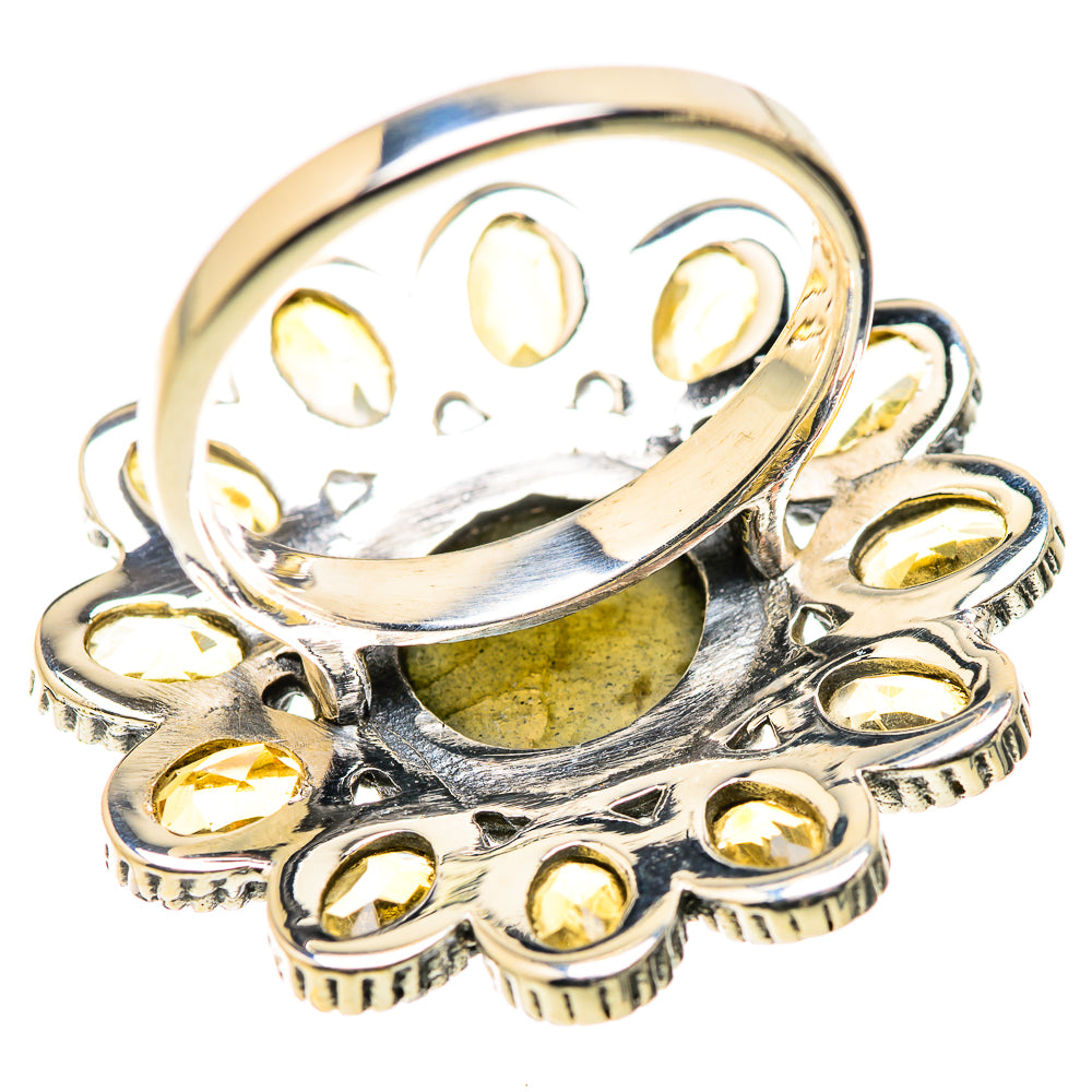 Labradorite Rings handcrafted by Ana Silver Co - RING130121 - Photo 3