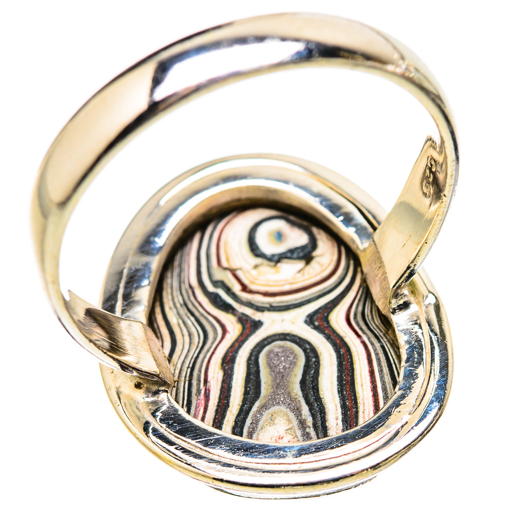 Fordite Rings handcrafted by Ana Silver Co - RING130172 - Photo 3