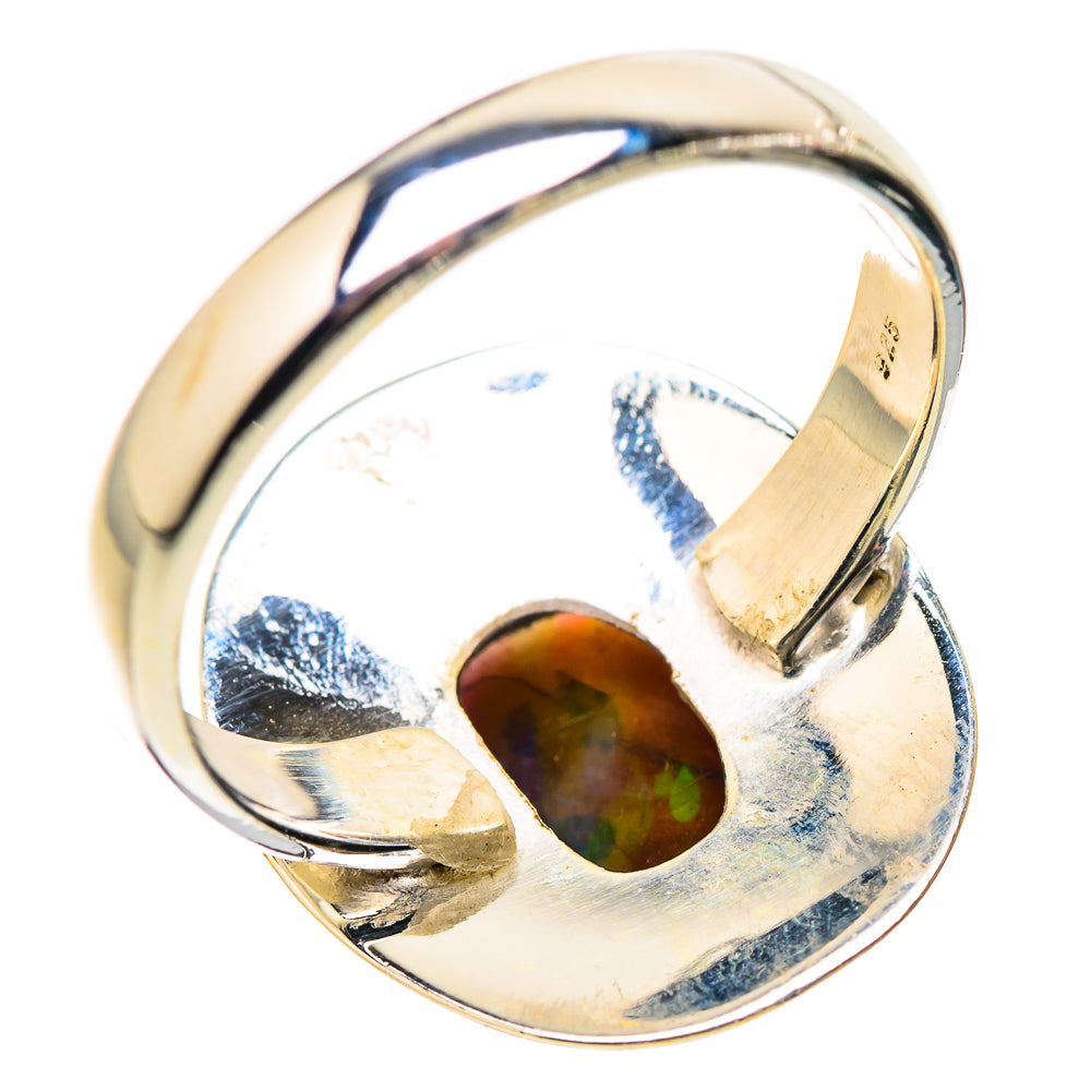 Black Opal Rings handcrafted by Ana Silver Co - RING130176 - Photo 3