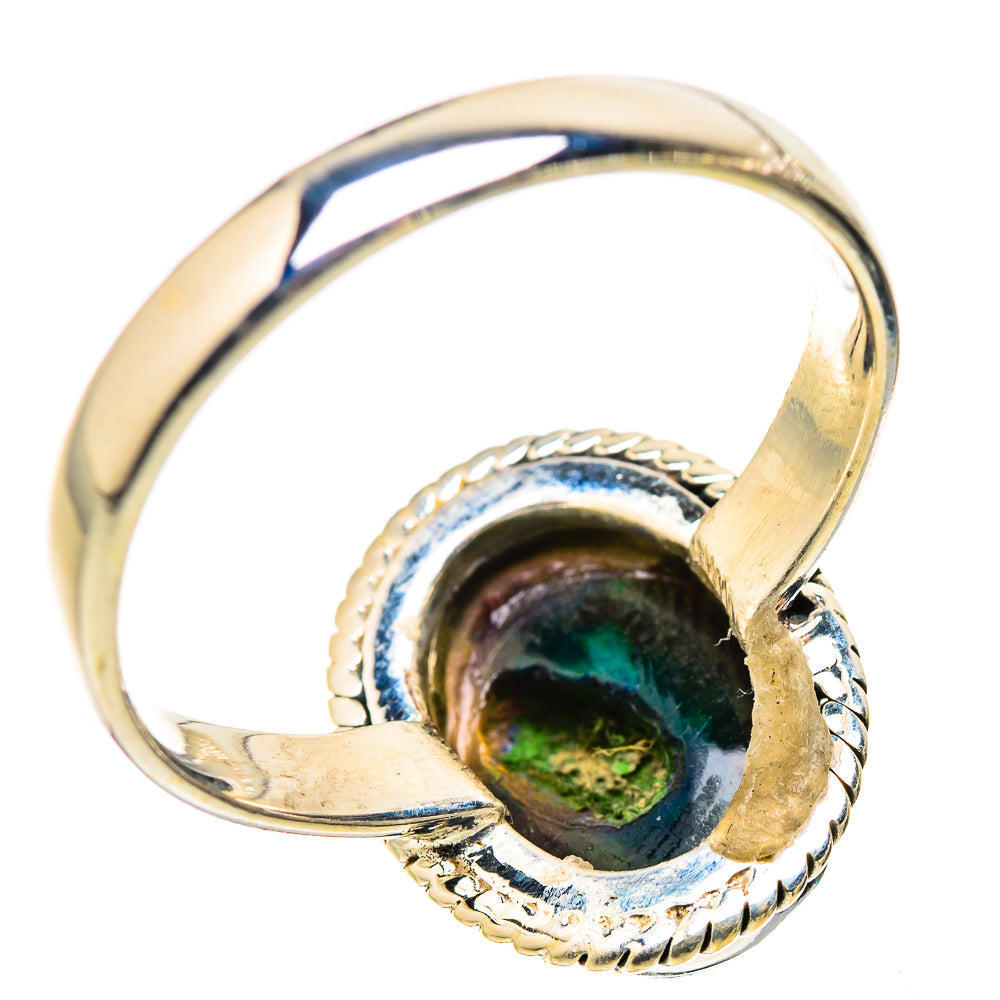 Black Opal Rings handcrafted by Ana Silver Co - RING130178 - Photo 3