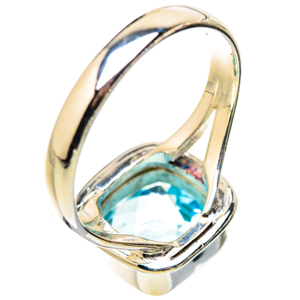 Blue Topaz Rings handcrafted by Ana Silver Co - RING130184 - Photo 3