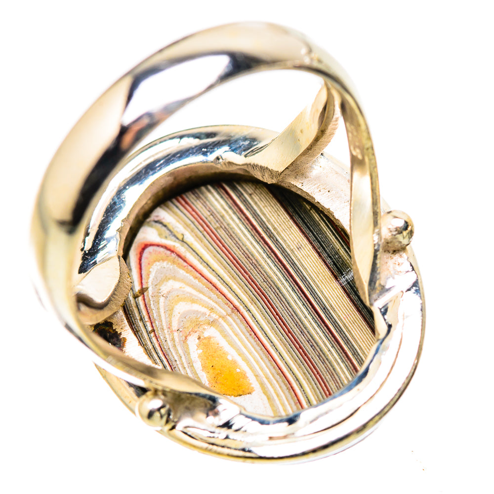 Fordite Rings handcrafted by Ana Silver Co - RING130198 - Photo 3
