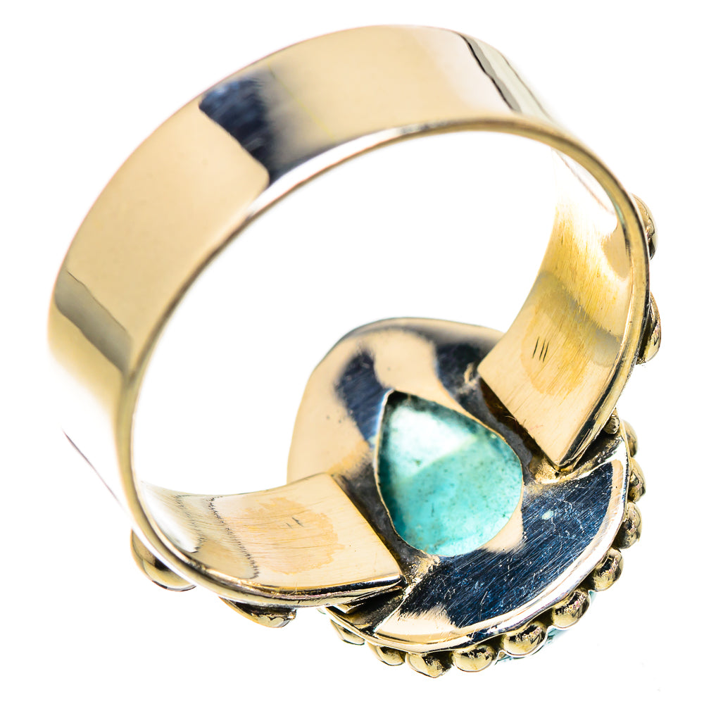 Blue Fluorite Rings handcrafted by Ana Silver Co - RING130235 - Photo 3