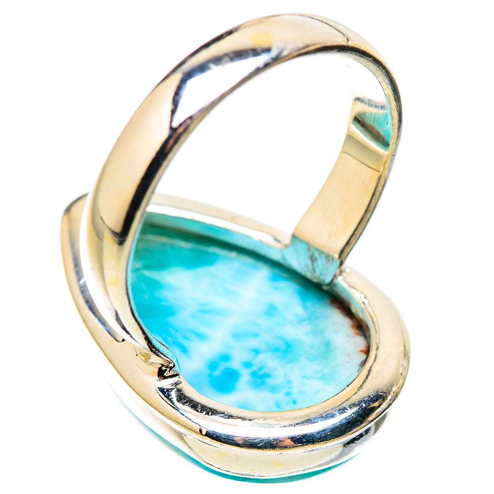 Larimar Rings handcrafted by Ana Silver Co - RING130236 - Photo 3