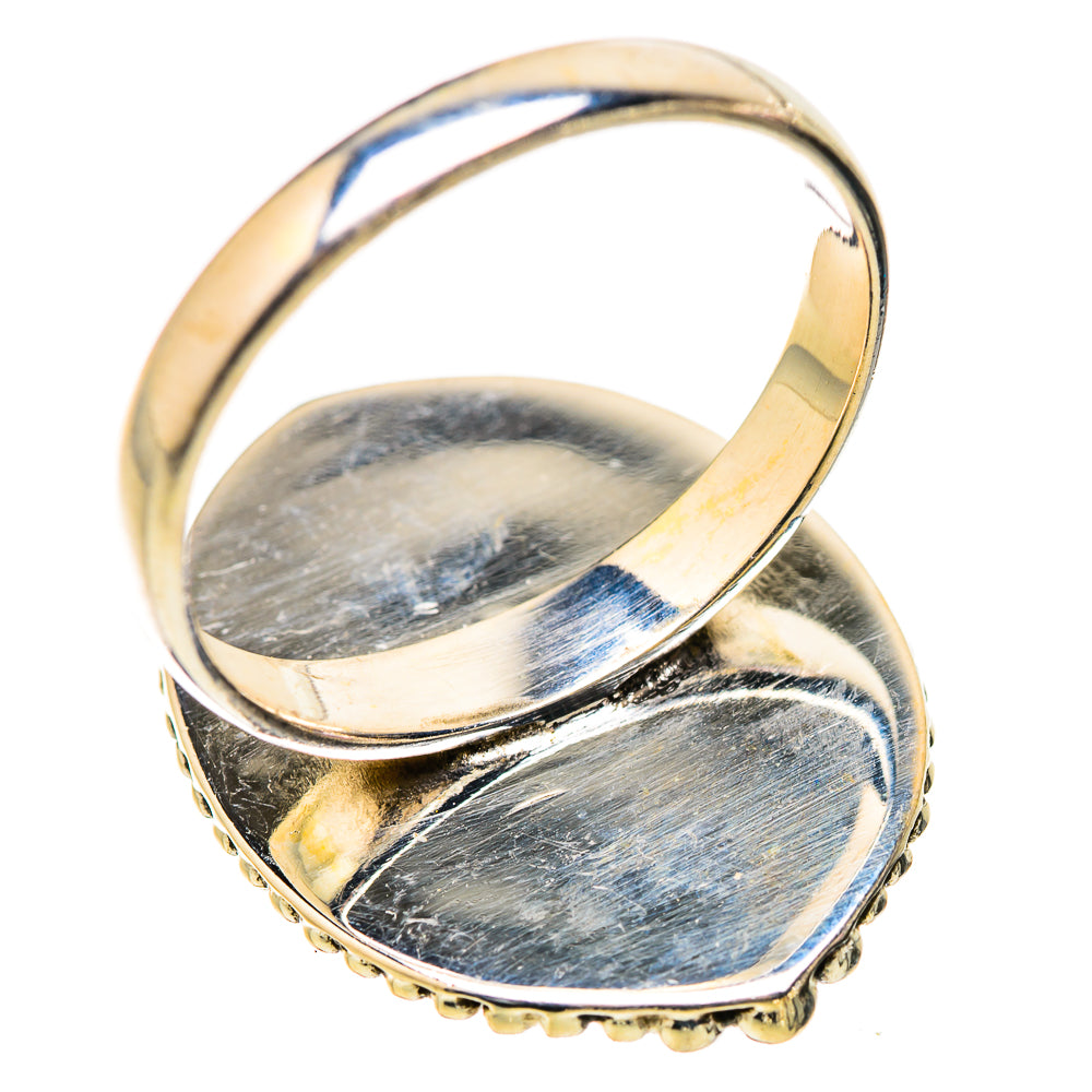Rainbow Moonstone Rings handcrafted by Ana Silver Co - RING130278 - Photo 3