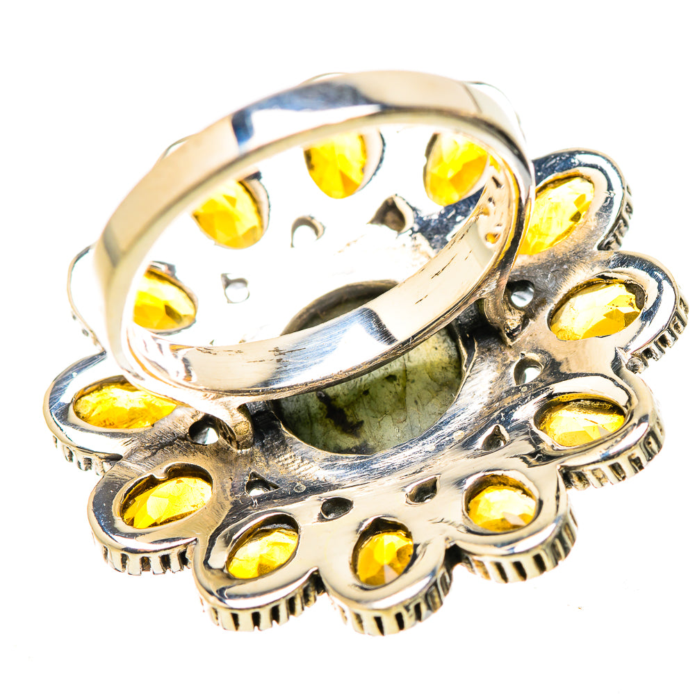 Labradorite Rings handcrafted by Ana Silver Co - RING130321 - Photo 3