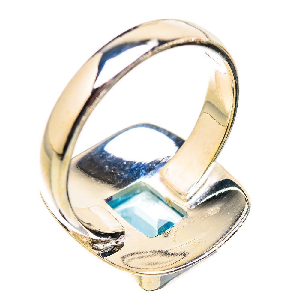 Blue Topaz Rings handcrafted by Ana Silver Co - RING130443 - Photo 3