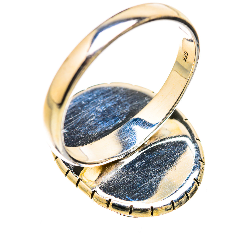 Rainbow Moonstone Rings handcrafted by Ana Silver Co - RING130450 - Photo 3