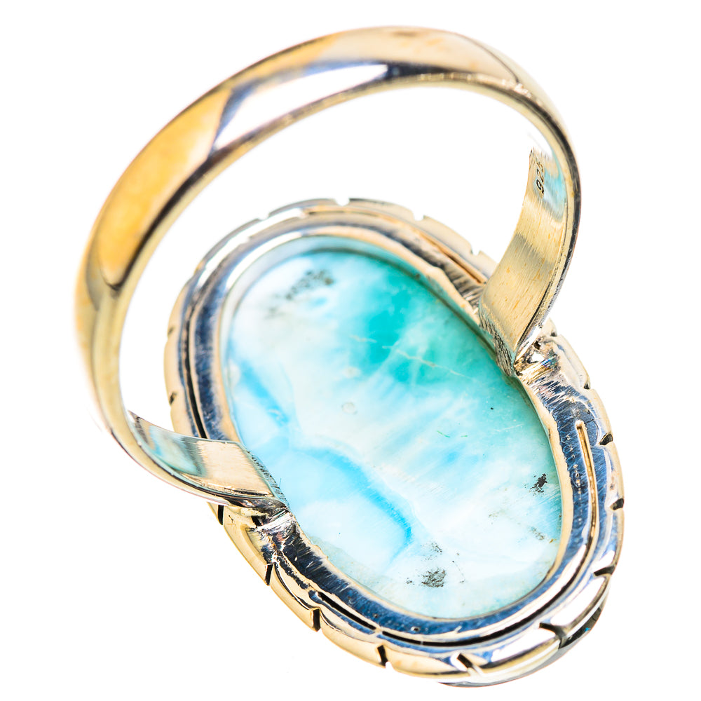 Larimar Rings handcrafted by Ana Silver Co - RING130451 - Photo 3