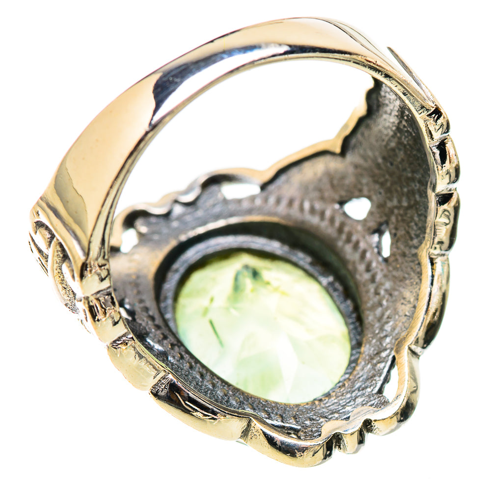 Prehnite Rings handcrafted by Ana Silver Co - RING130480 - Photo 3
