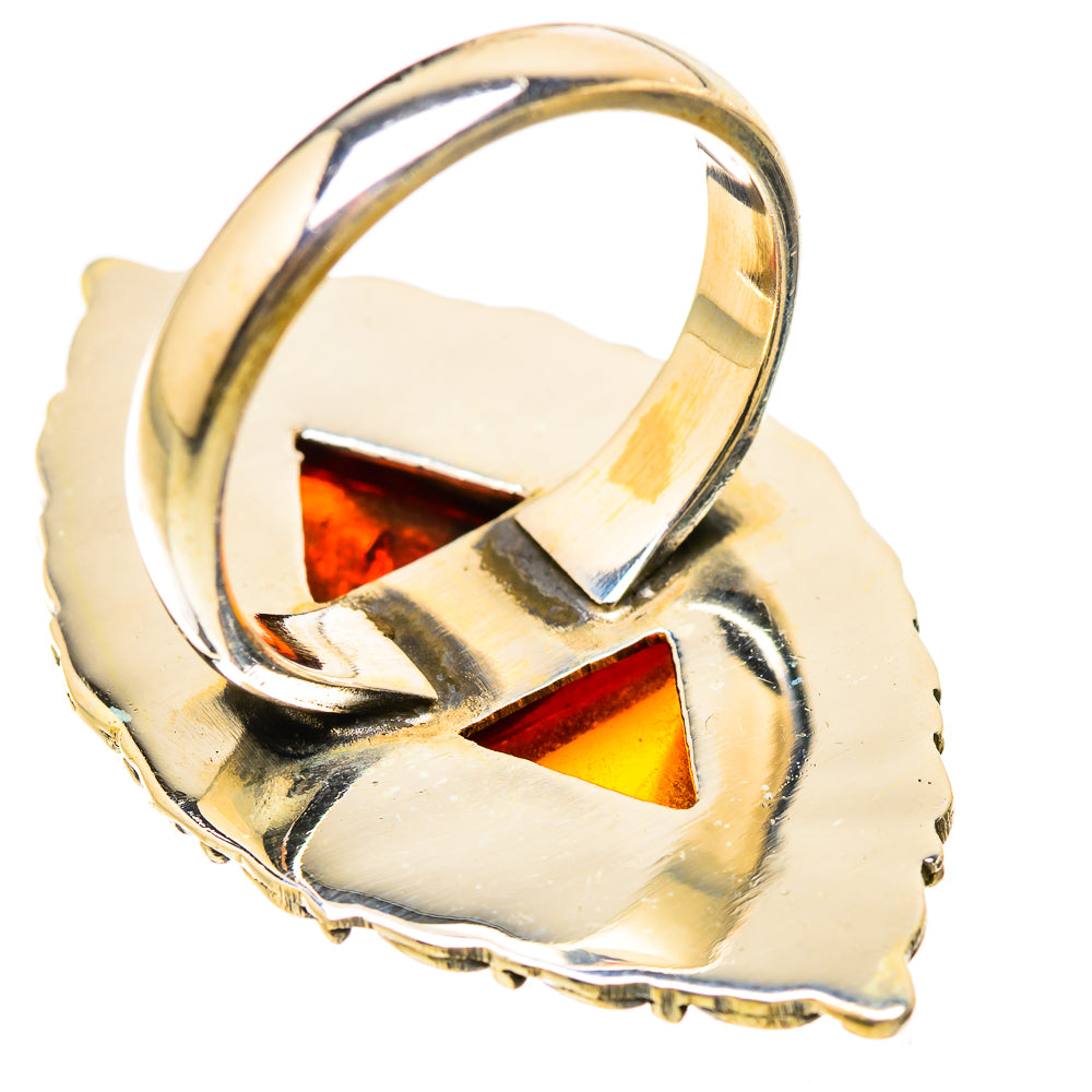 Baltic Amber Rings handcrafted by Ana Silver Co - RING130488 - Photo 3