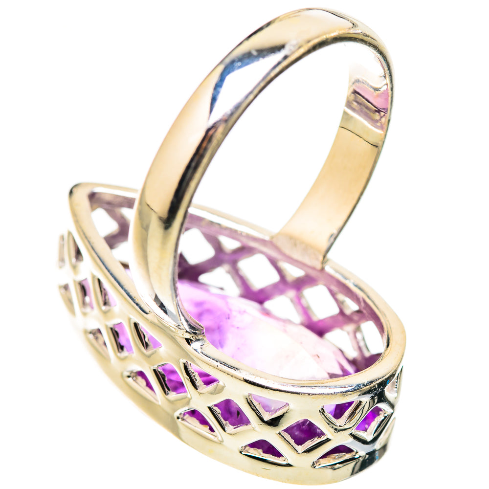 Amethyst Rings handcrafted by Ana Silver Co - RING130517 - Photo 3