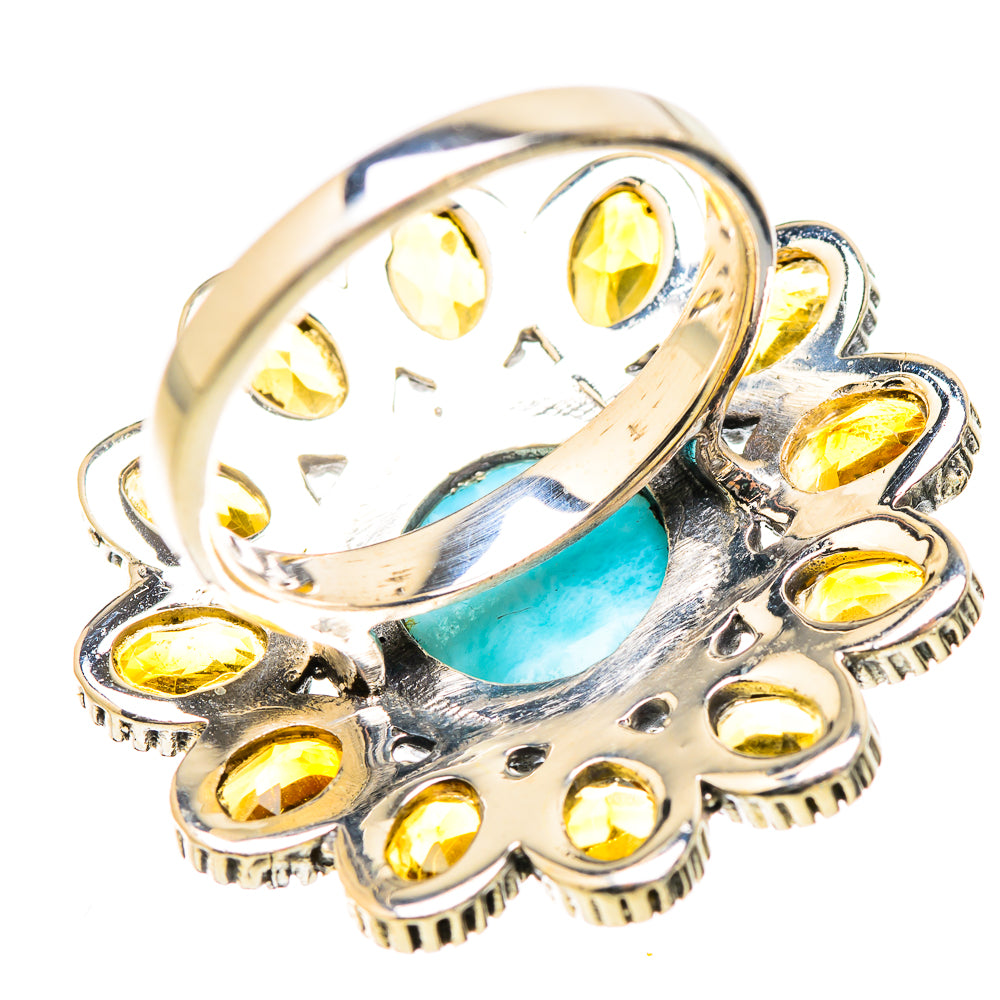 Larimar Rings handcrafted by Ana Silver Co - RING130529 - Photo 3
