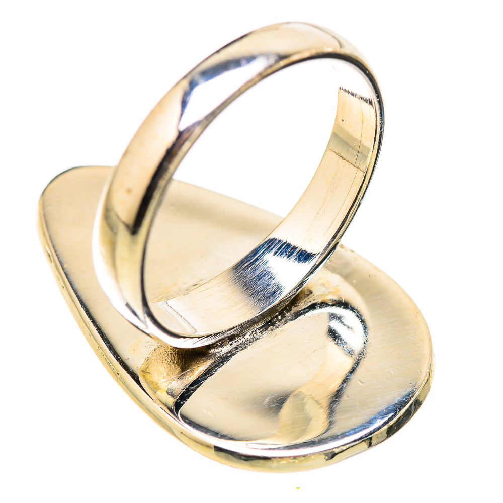 Rainbow Moonstone Rings handcrafted by Ana Silver Co - RING130531 - Photo 3