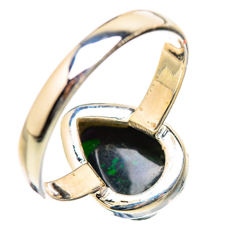 Black Opal Rings handcrafted by Ana Silver Co - RING130539 - Photo 3