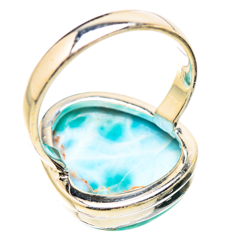 Larimar Rings handcrafted by Ana Silver Co - RING130540 - Photo 3