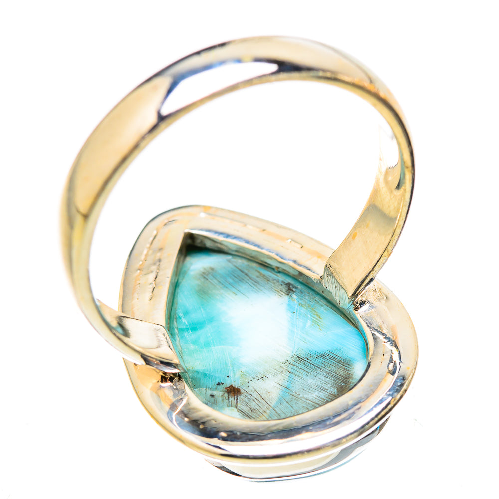 Larimar Rings handcrafted by Ana Silver Co - RING130544 - Photo 3