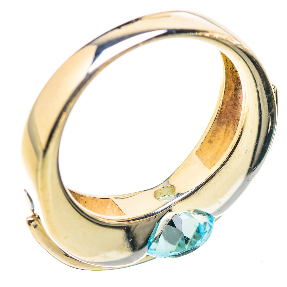 Blue Topaz Rings handcrafted by Ana Silver Co - RING130548 - Photo 3