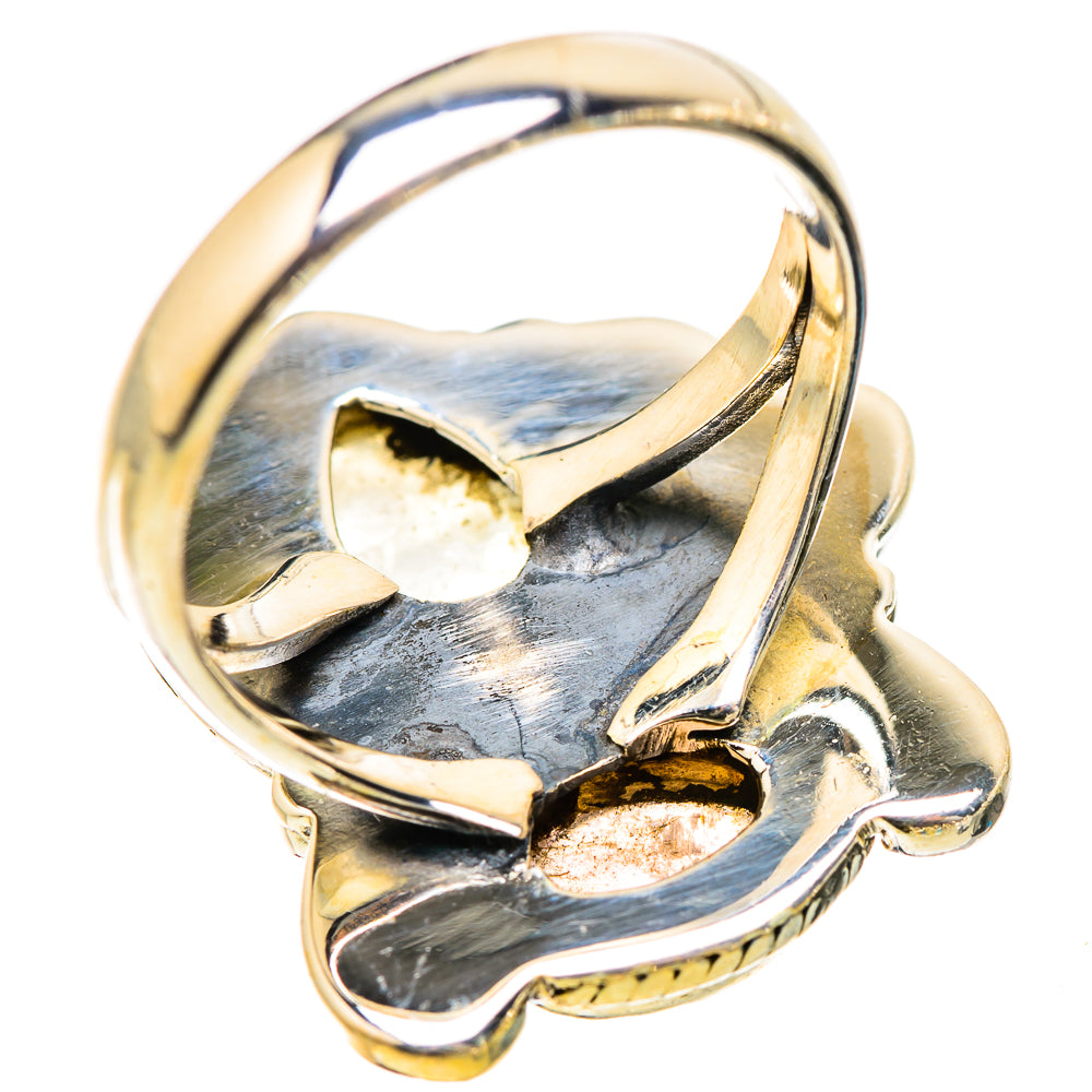 Rainbow Moonstone Rings handcrafted by Ana Silver Co - RING130553 - Photo 3