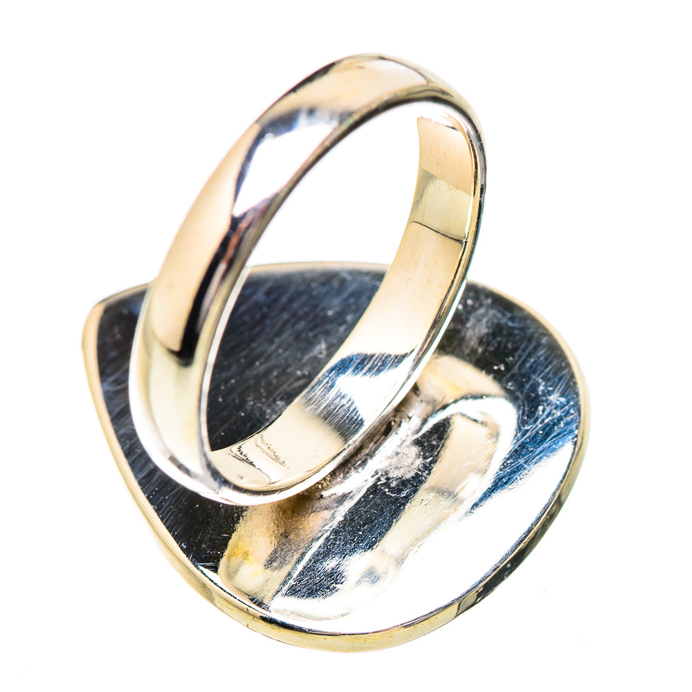 Rainbow Moonstone Rings handcrafted by Ana Silver Co - RING130602 - Photo 3