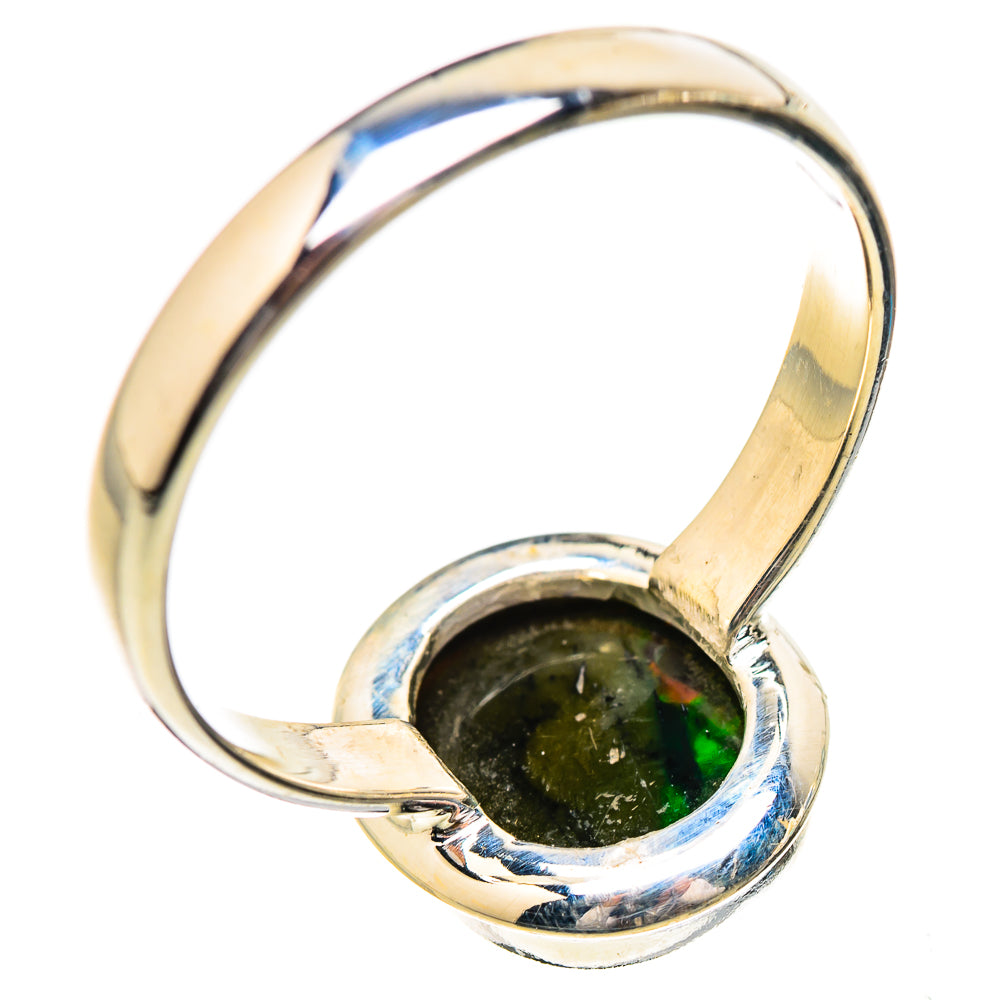 Black Opal Rings handcrafted by Ana Silver Co - RING130622 - Photo 3