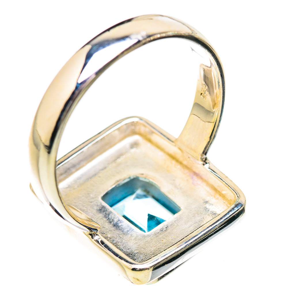 Blue Topaz Rings handcrafted by Ana Silver Co - RING130628 - Photo 3