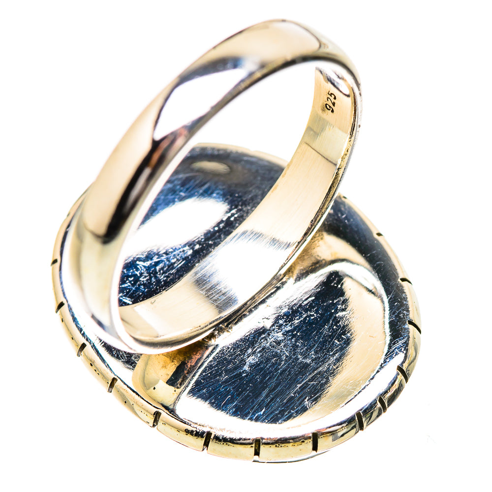 Rainbow Moonstone Rings handcrafted by Ana Silver Co - RING130630 - Photo 3