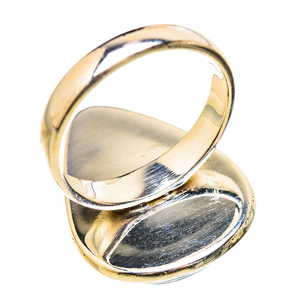 Rainbow Moonstone Rings handcrafted by Ana Silver Co - RING130660 - Photo 3