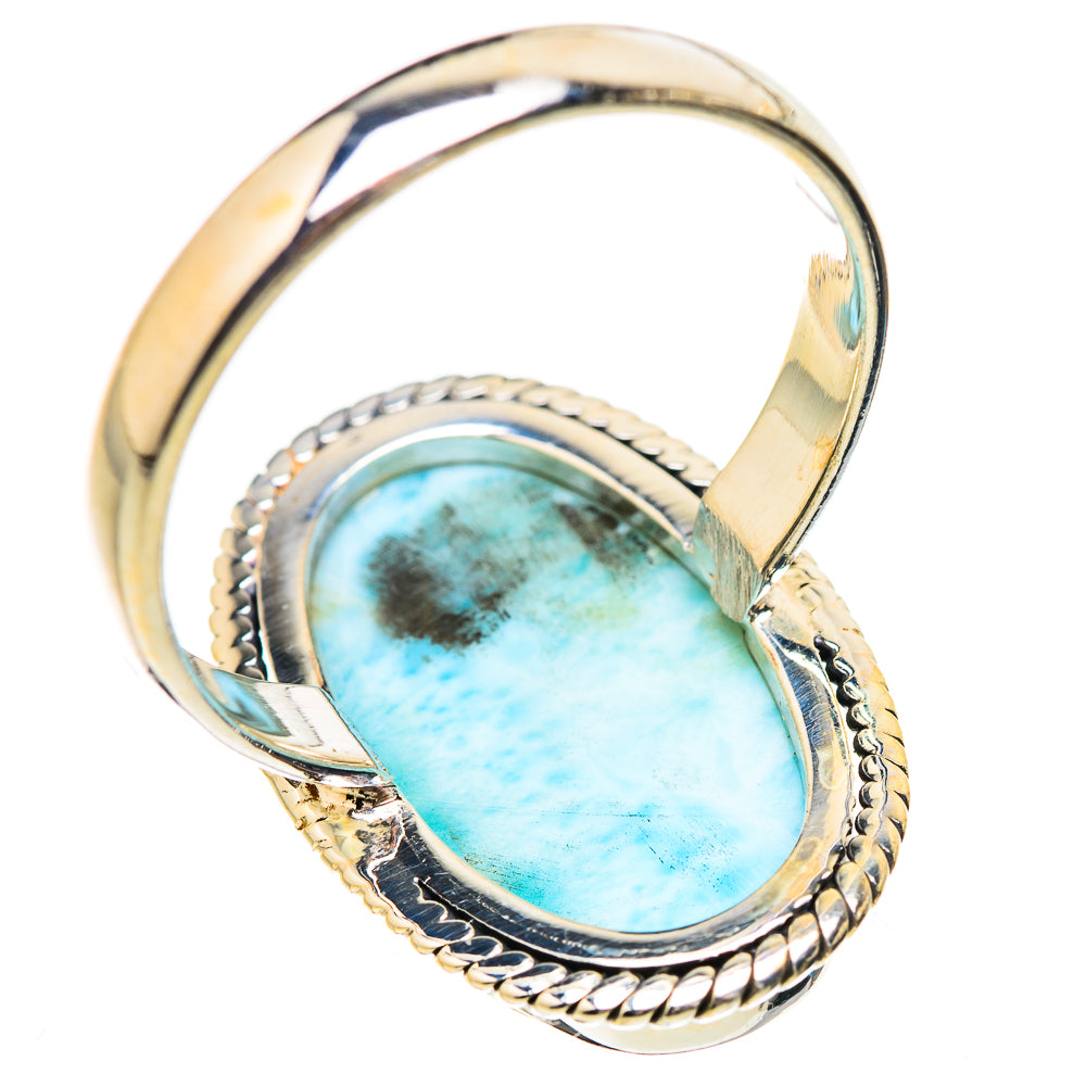Larimar Rings handcrafted by Ana Silver Co - RING130665 - Photo 3