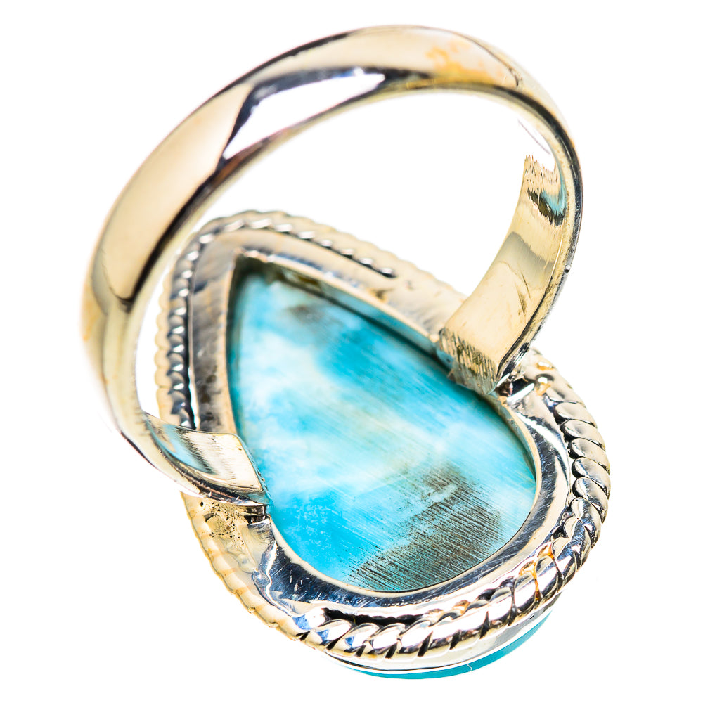 Larimar Rings handcrafted by Ana Silver Co - RING130689 - Photo 3