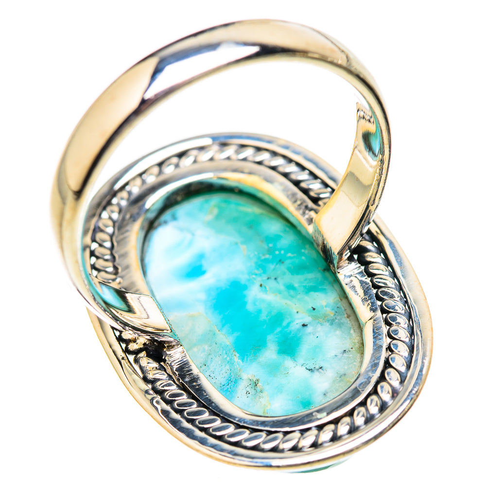 Larimar Rings handcrafted by Ana Silver Co - RING130725 - Photo 3