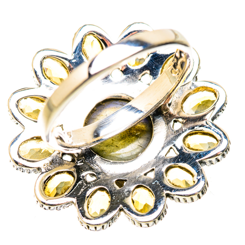 Labradorite Rings handcrafted by Ana Silver Co - RING130745 - Photo 3