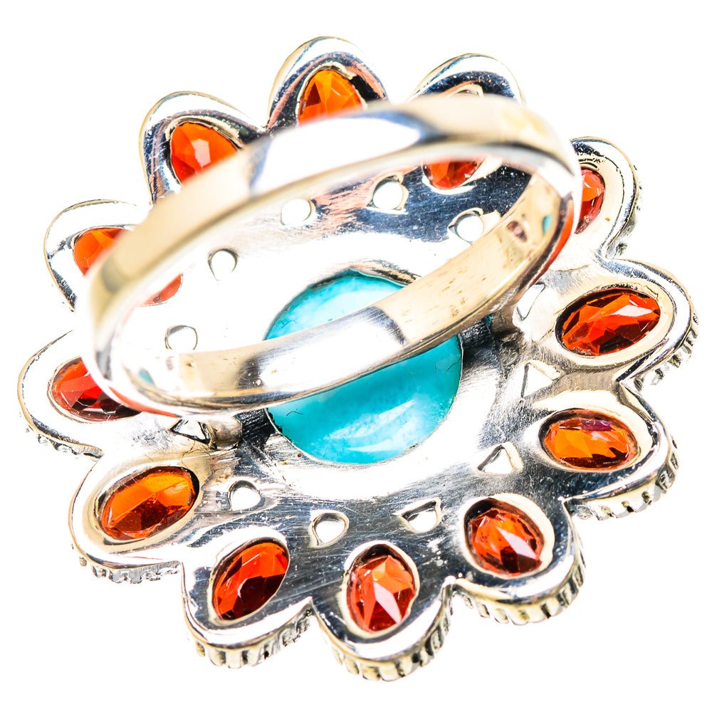 Larimar Rings handcrafted by Ana Silver Co - RING130800 - Photo 3
